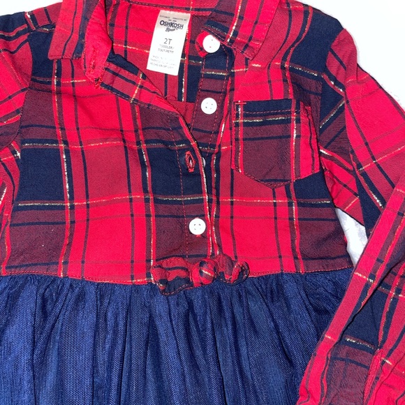 Toddler plaid dress size 2T - Picture 3 of 5